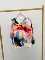 Pull artistique multicolore – Image 2