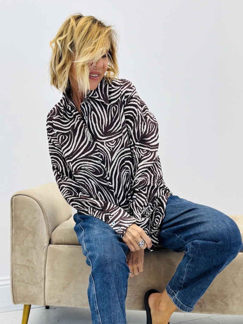 IMG_6517 Chemise imprimée - Marque PALME – Image 1