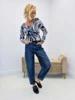 Pull imprimé floral – Image 3