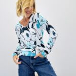 Pull imprimé floral