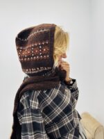 Capuche en laine jacquard – Image 2