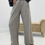 Pantalon Uni Avec Ceinture