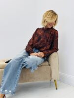 Blouse imprimée col victorien – Image 4