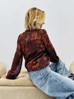 Blouse imprimée col victorien – Image 5