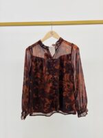 Blouse imprimée col victorien – Image 2