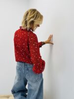 Blouse imprimée col victorien – Image 5