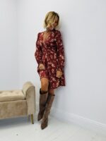 Robe courtes imprimée fluide – Image 4