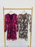Robe courte imprimée fluide – Image 2