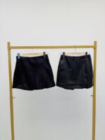 Jupe Short Simili Cuir Croco – Image 2