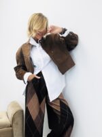 Blouson suede