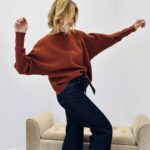 Pull manches smockées