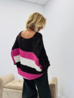 Pull Rayé Maille Popcorn – Image 6