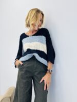 Pull Rayé Maille Popcorn – Image 8