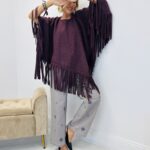 Poncho à franges