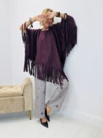 Poncho à franges