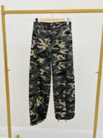 Jean coupe balloon motif camouflage – Image 2