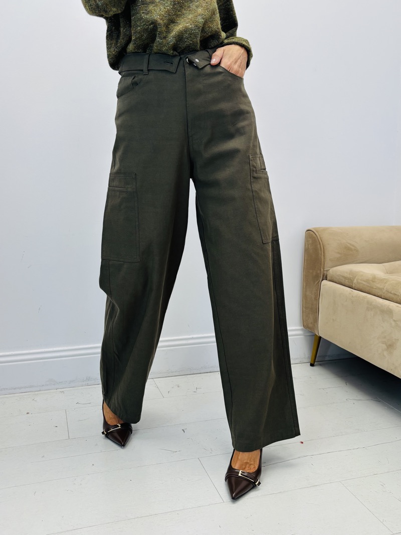 IMG_7904 Pantalon Toile Style Cargo - Marque LIPANOI – Image 1