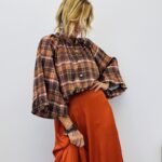 Chemise carreaux manches boules
