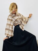 Chemise carreaux manches boules – Image 5