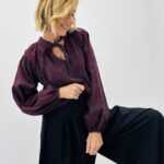 Blouse à carreaux