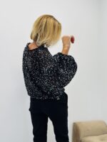 Pull filet détail sequins – Image 8