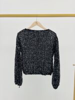 Pull filet détail sequins – Image 2