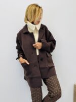 Manteau col camionneur amovible
