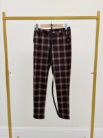 Pantalon cigarette carreaux – Image 2