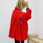 Chemise oversize plissé soleil