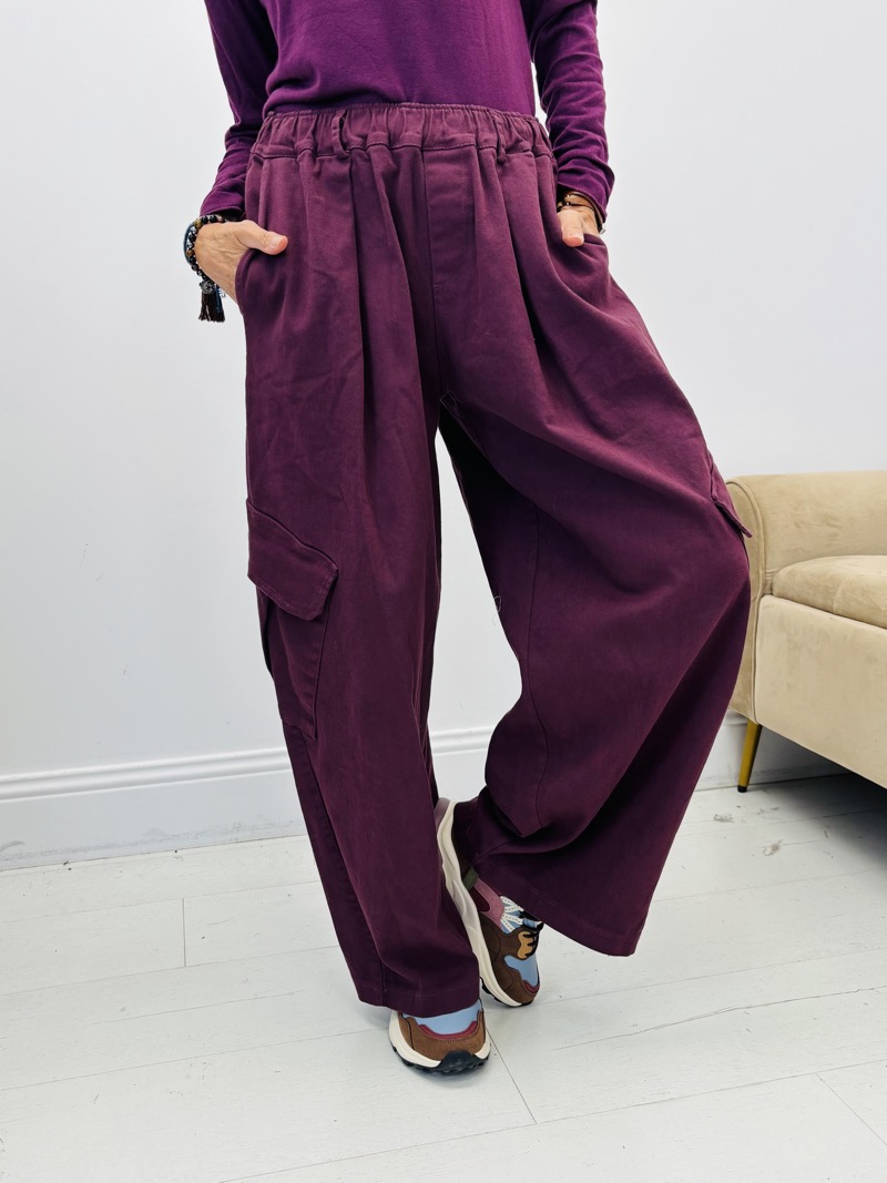 IMG_8472 Pantalon toile de jean style cargo - Marque CORNER – Image 1