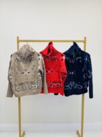 Veste Grand Col Motif Bandana - Marque GOLD&SILVER – Image 2