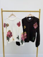 Pull détails sequins - Marque GOLD&SILVER – Image 2