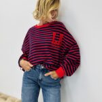 Sweat rayé