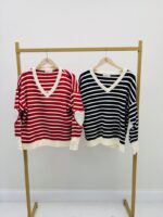 Pull en maille rayé – Image 2