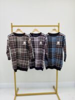 Robe pull à carreaux – Image 2