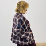 Veste à carreaux coutures colorées - Marque CORNER