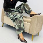 Pantalon large style cargo