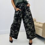Pantalon coton camouflage cargo