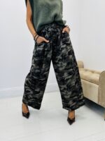 Pantalon coton camouflage cargo