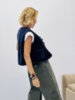 Gilet velours ras - Marque CORNER – Image 8