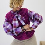 Pull tricot sans manches