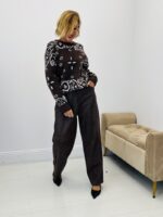 Pantalon faux cuir vieilli – Image 6