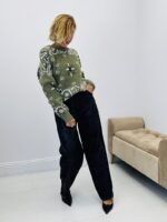 Pull Col Rond Motif Cachemire – Image 3