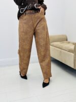 Pantalon faux cuir vieilli – Image 4