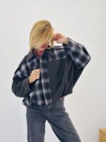 Blouson à carreaux patchwork - Marque CIRCUS&CO – Image 8
