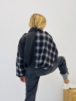 Blouson à carreaux patchwork - Marque CIRCUS&CO – Image 6