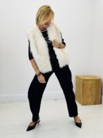 Veste fausse fourrure sans manches - Marque ALEX•MAX – Image 5