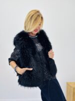 Veste fausse fourrure sans manches - Marque ALEX•MAX – Image 8
