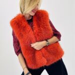 Veste fausse fourrure sans manches - Marque ALEX•MAX