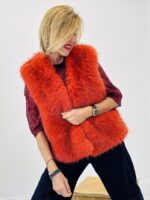 Veste fausse fourrure sans manches - Marque ALEX•MAX